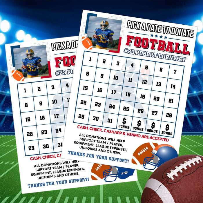 football calendar template