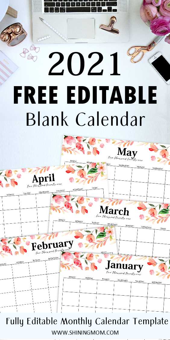 june blank calendar template