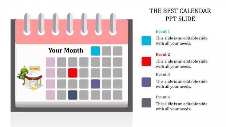 calendar presentation template