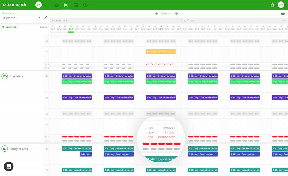 project management resource calendar template