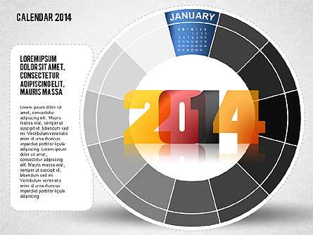 powerpoint calendar slide template