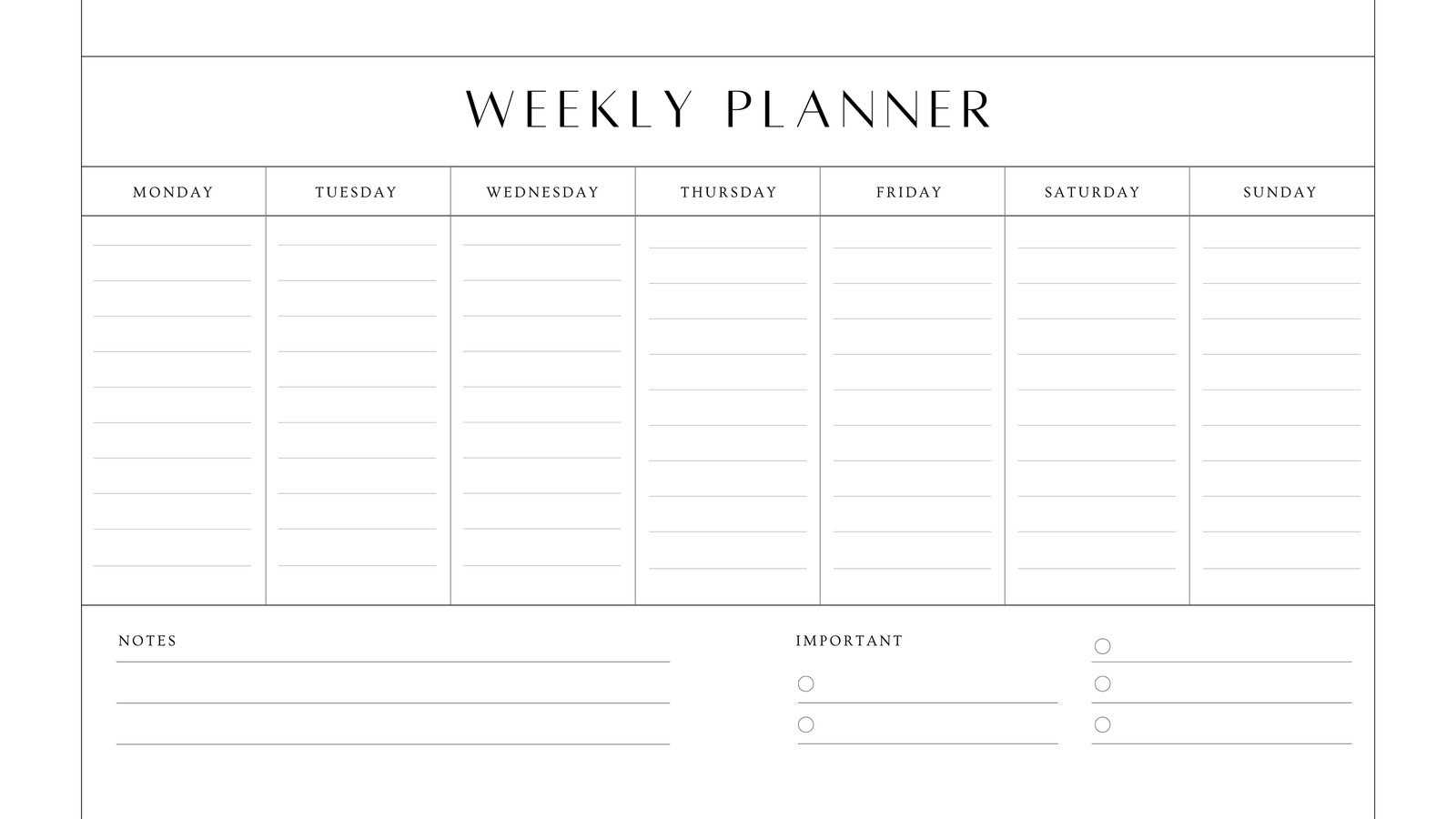 calendar template that can be filled in