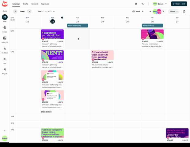 content calendar templates