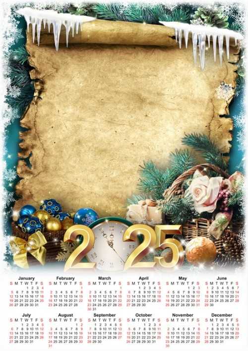 free psd calendar template 2025