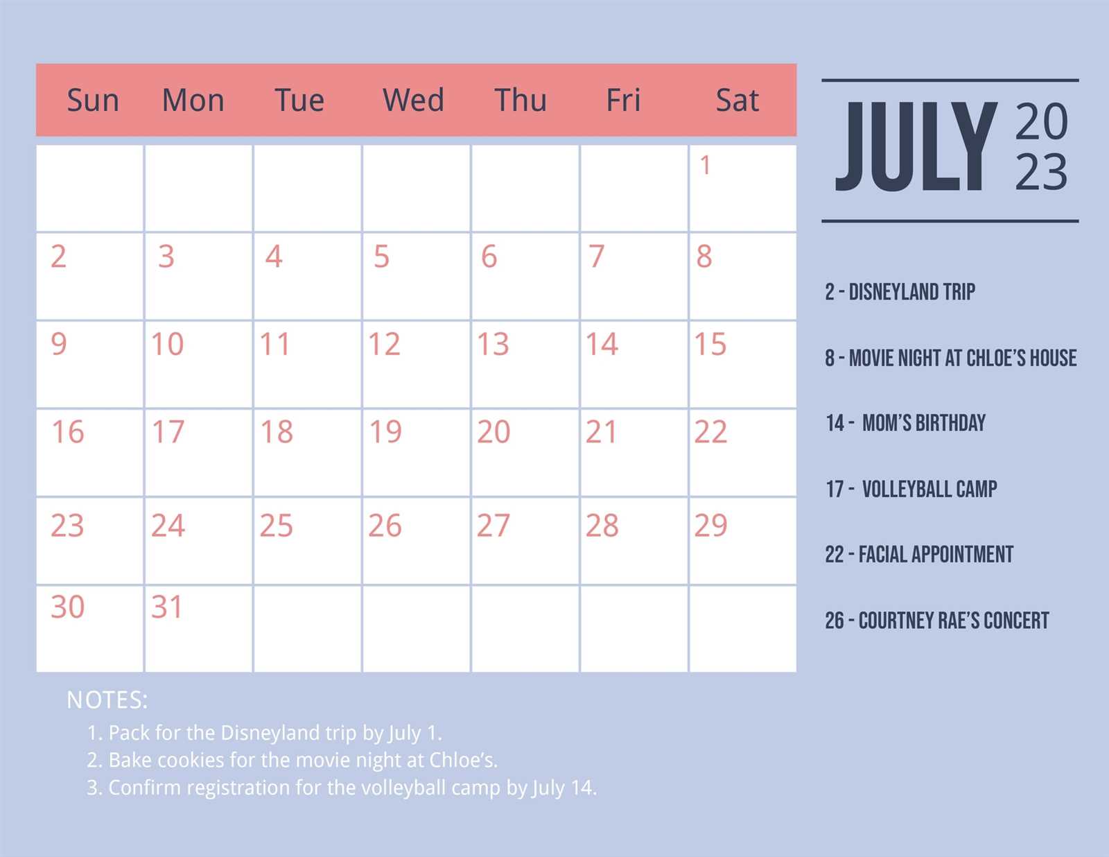 editable july calendar template