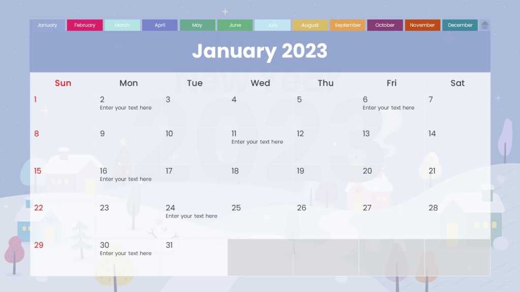 prezi calendar template