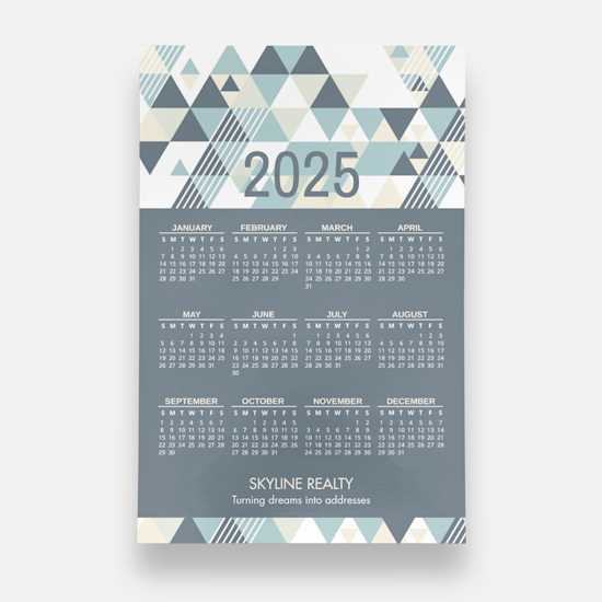 make your own calendar 2025 template free