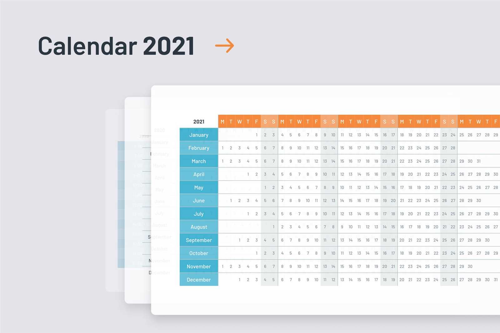 free keynote calendar template