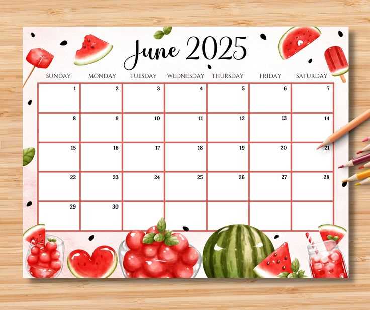 editable june 2025 calendar template