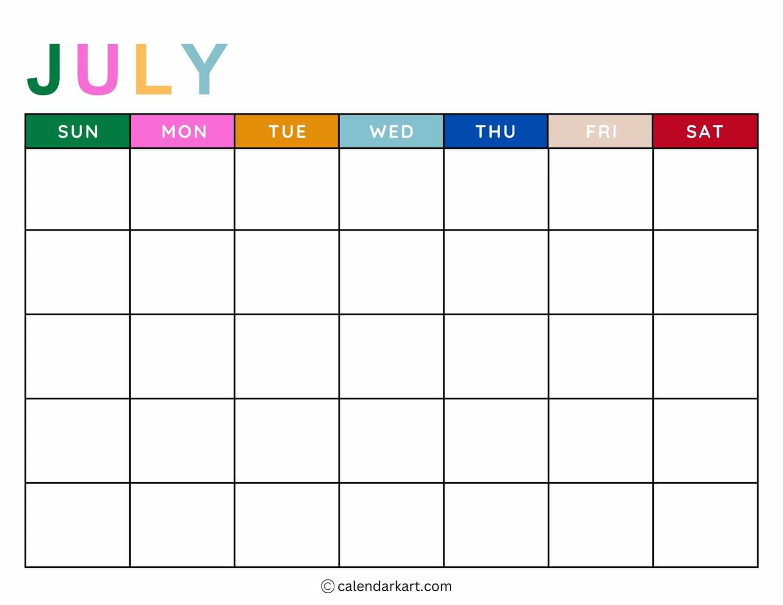 template calendar free