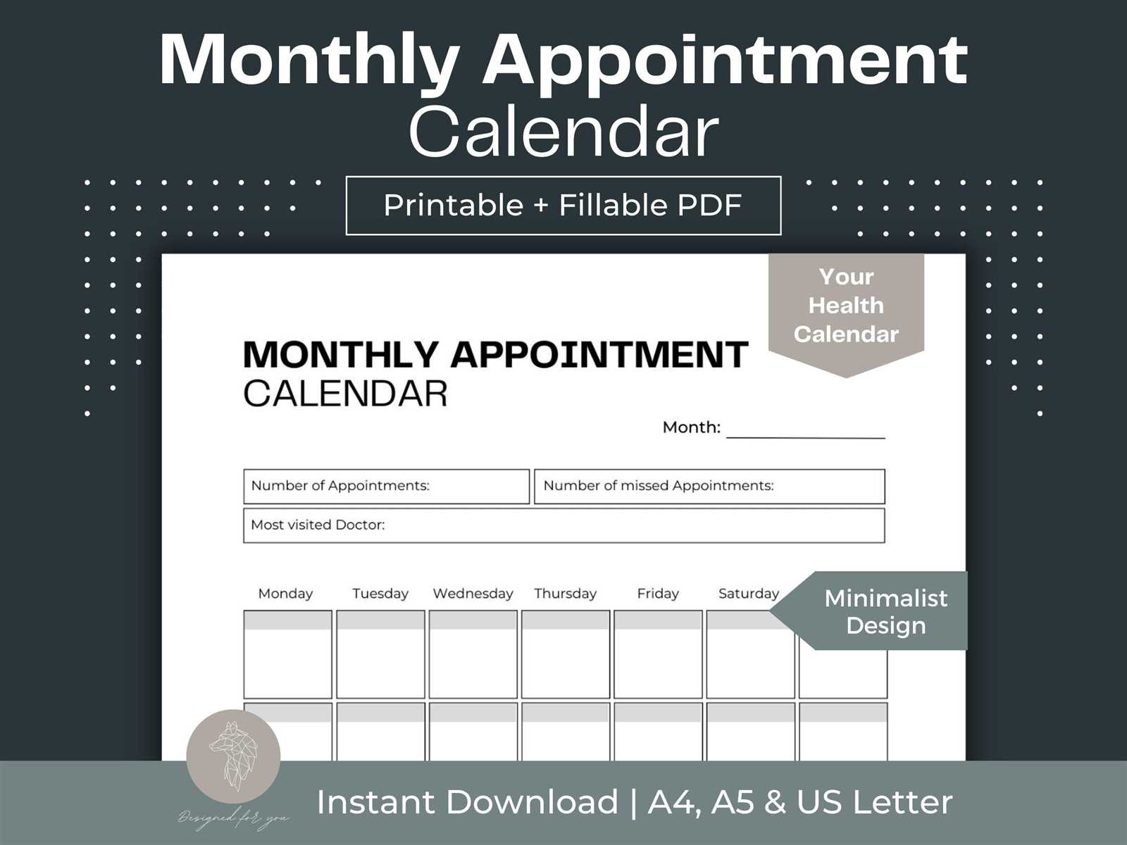 appointment calendar free template