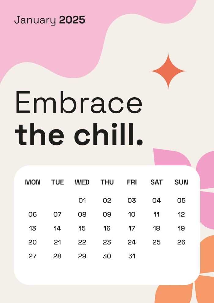 iphone calendar template