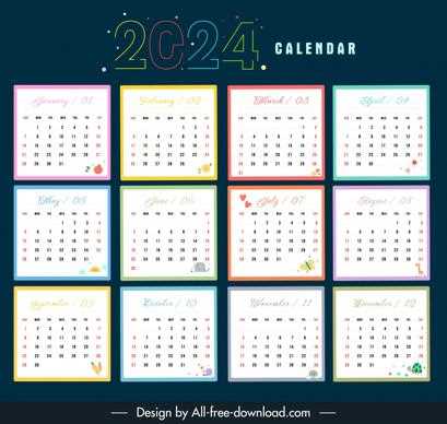 calendar template for adobe illustrator