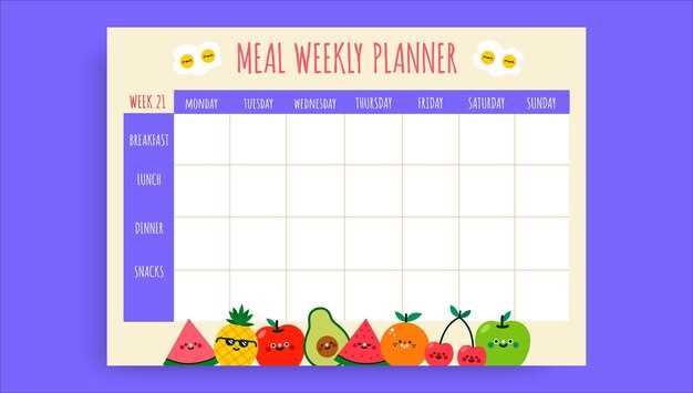 monthly menu planning calendar template