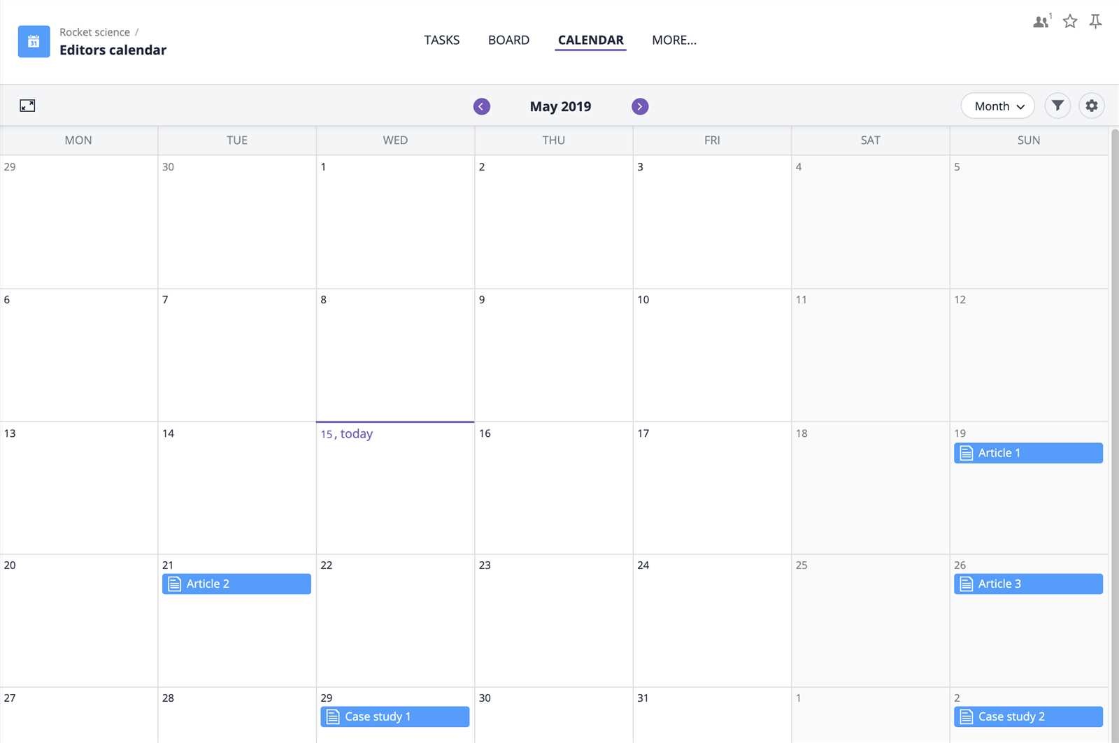 editorial calendar template