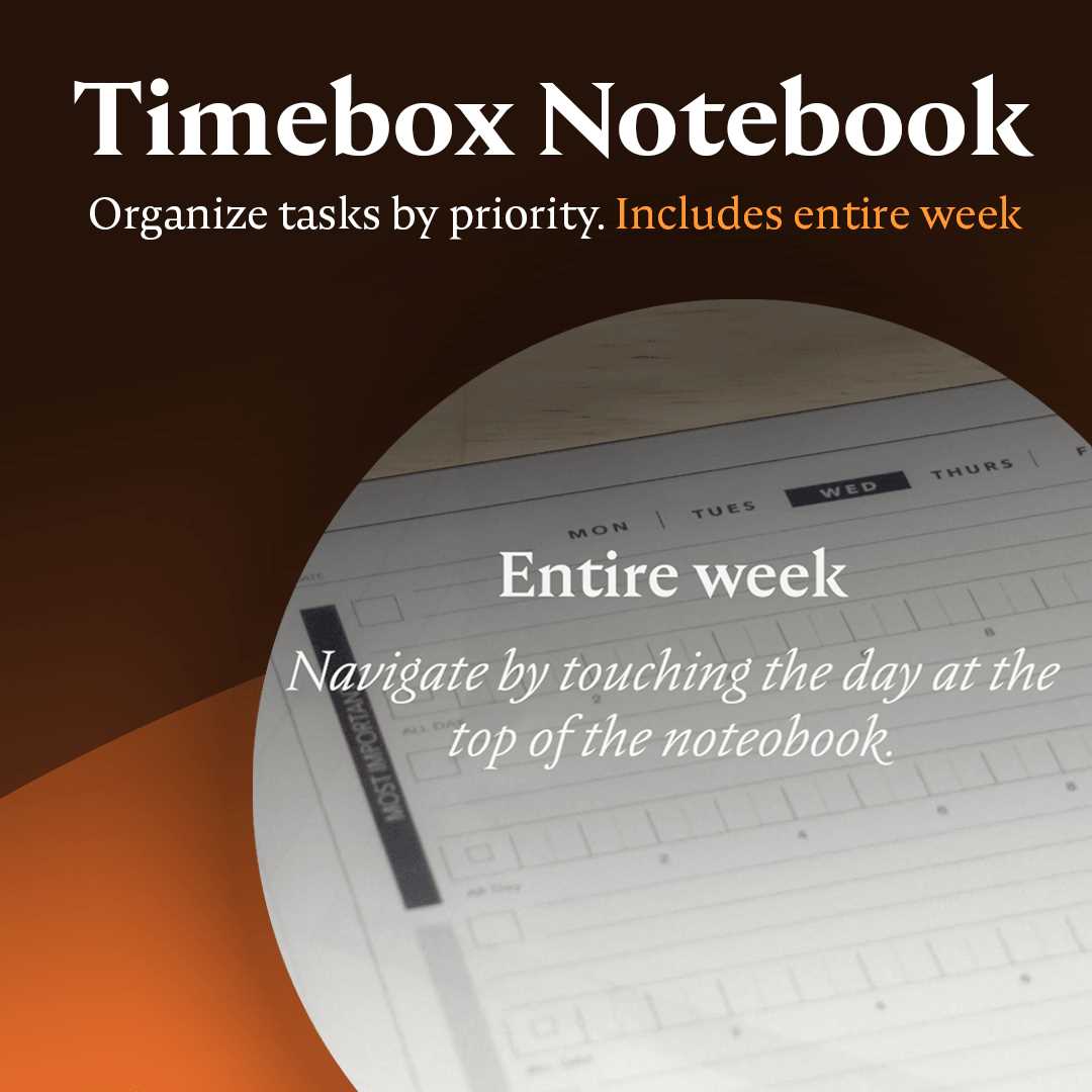 timebox calendar template