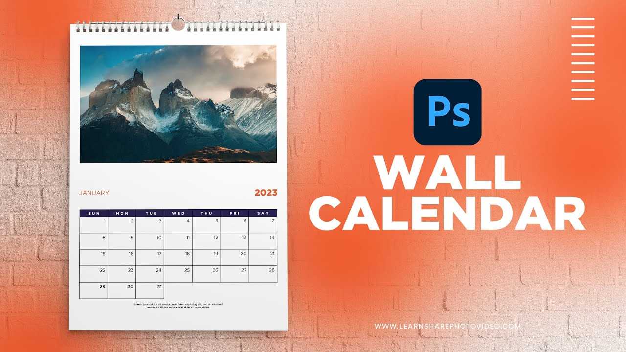 wall calendar template free download