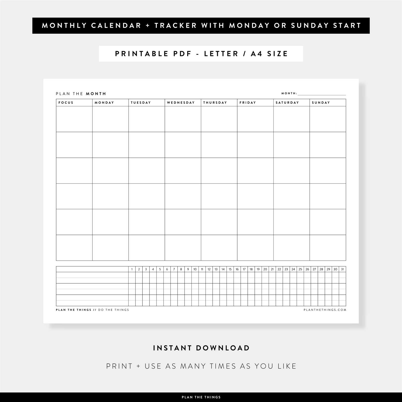 grant tracking calendar template