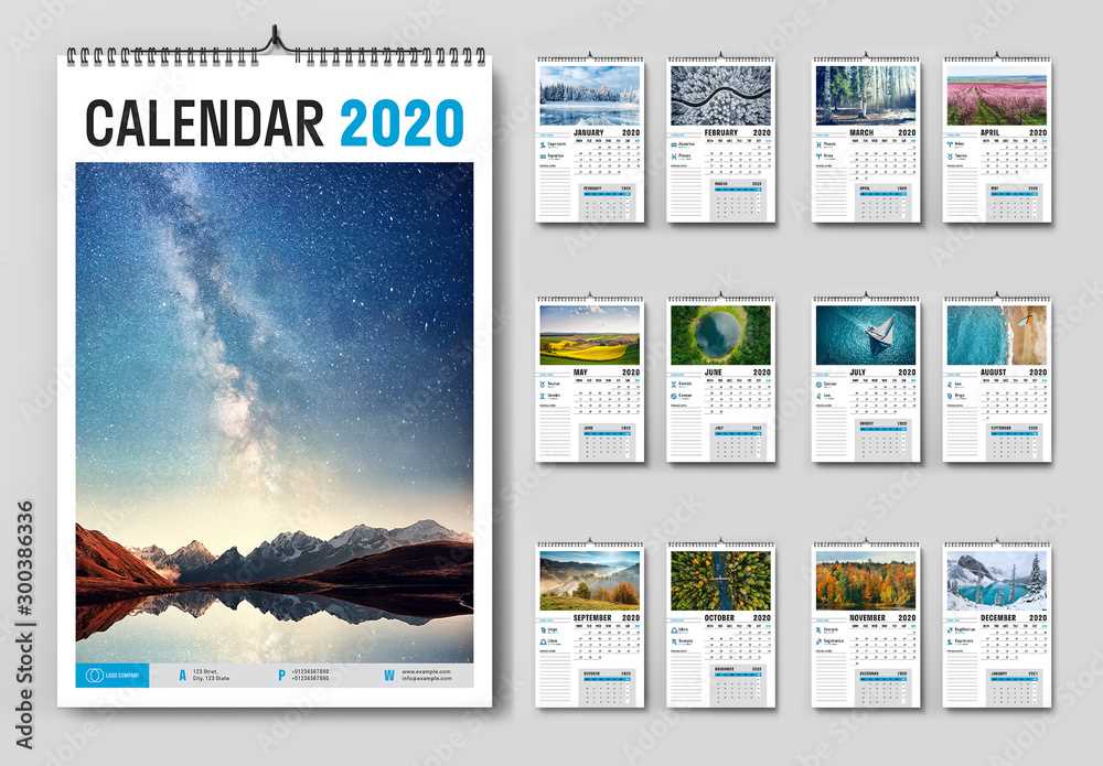 hanging calendar template