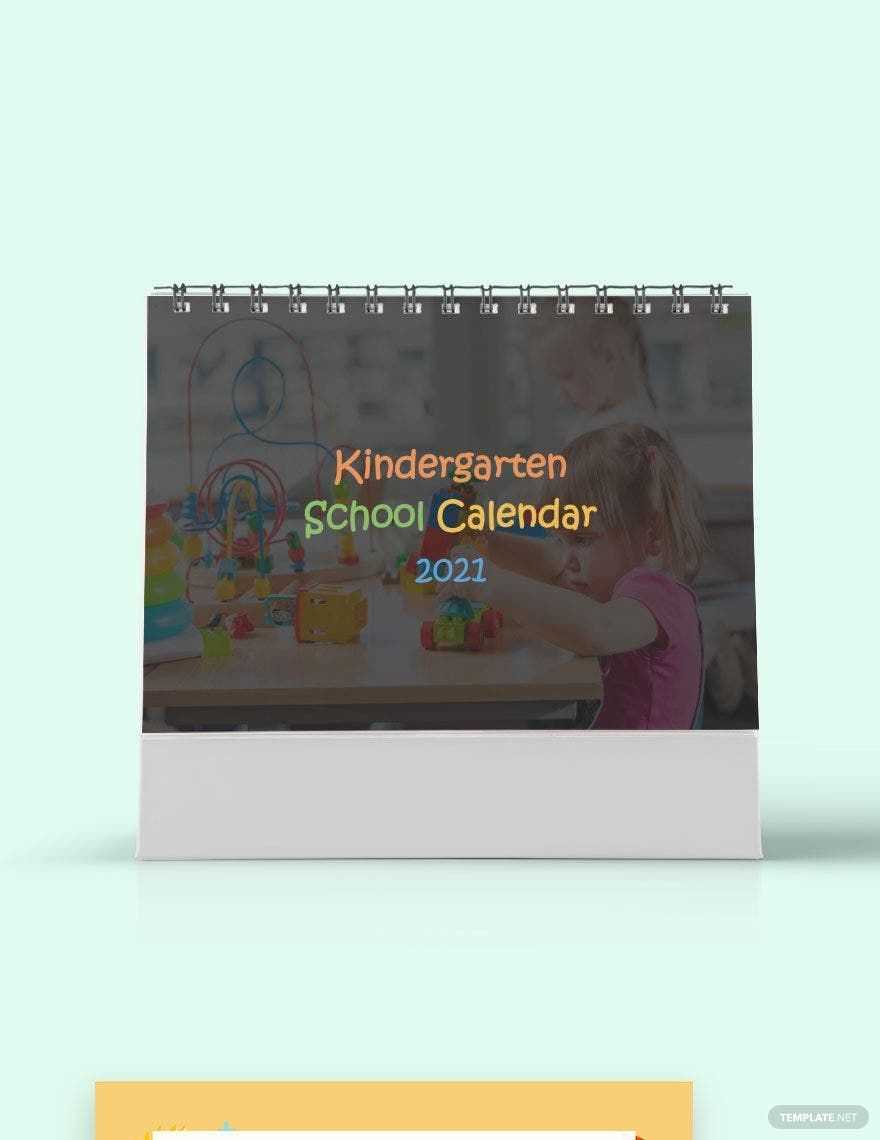 calendar template for kindergarten