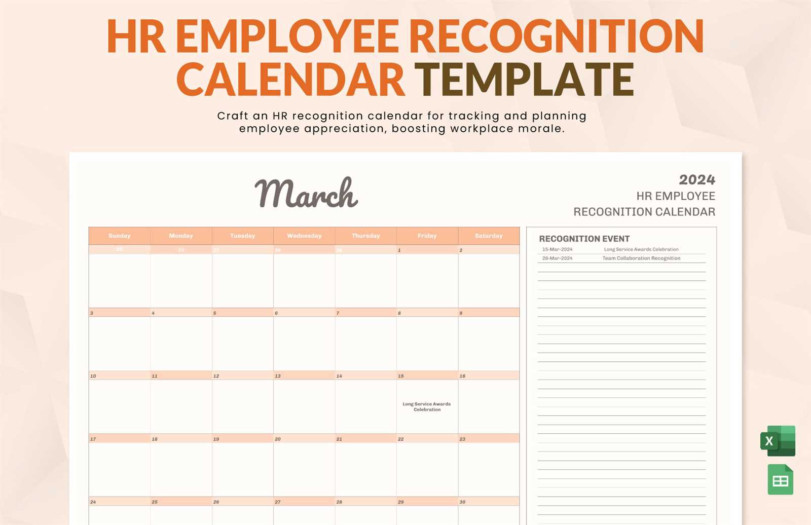 hr calendar template