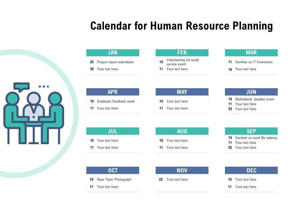 hr calendar template