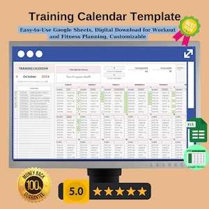 training calendar template download