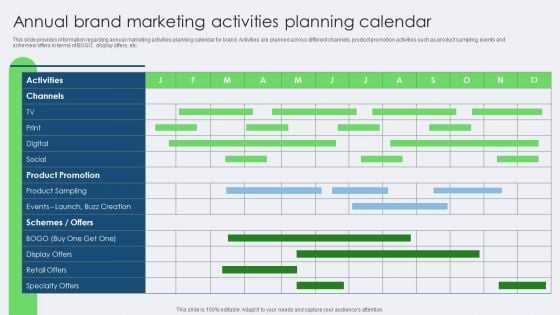 yearly calendar ppt template free