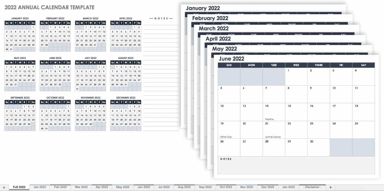 sample monthly calendar template