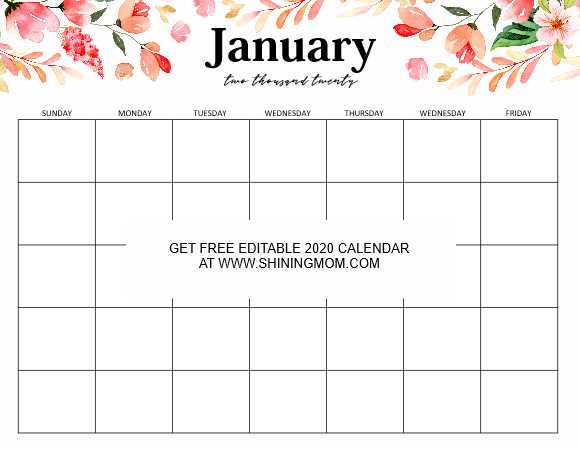 free calender templates