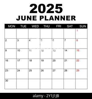 june 2025 blank calendar template