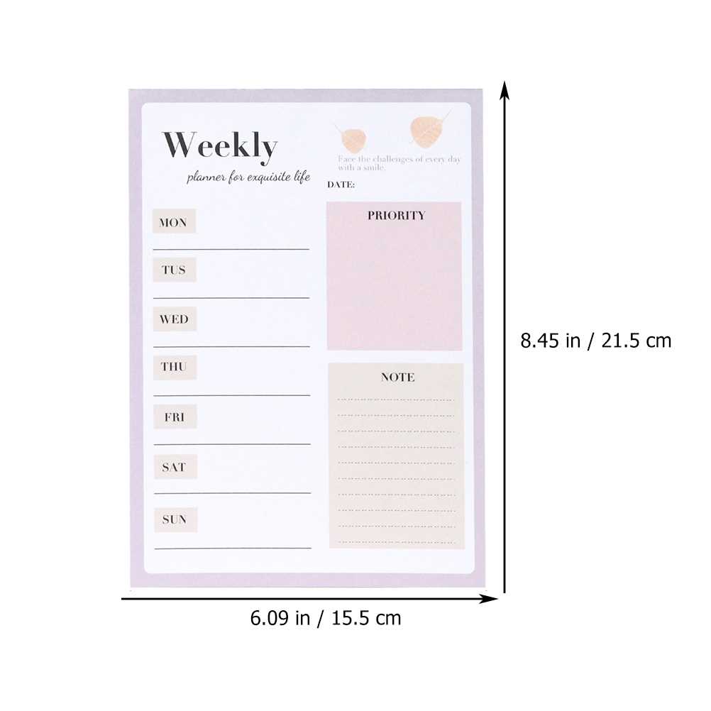 daily tear off calendar template