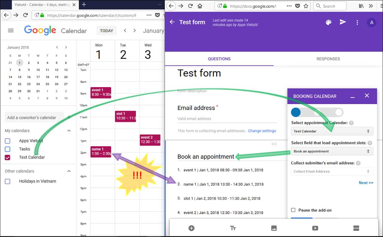 room reservation calendar template