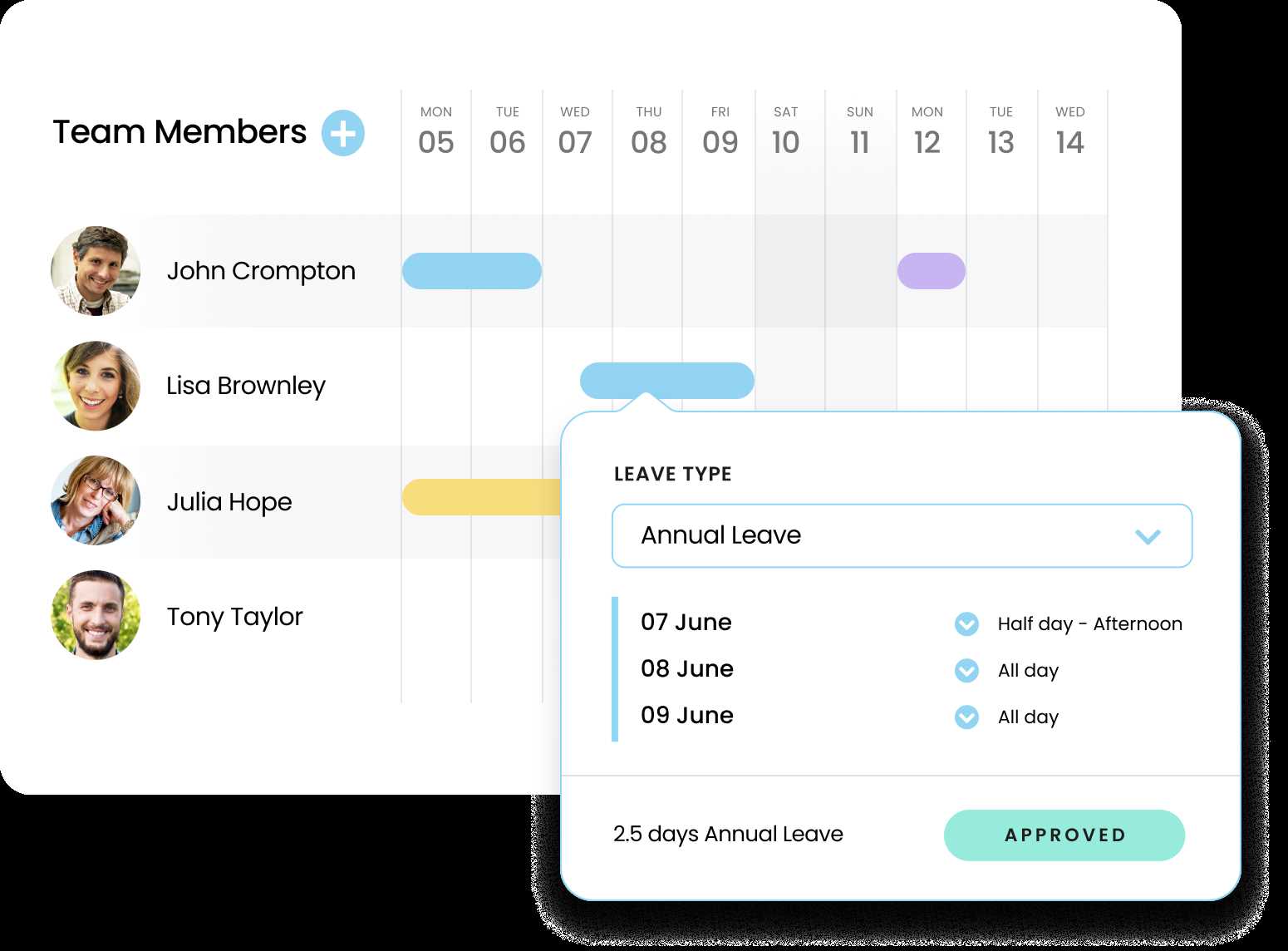 staff holiday calendar template