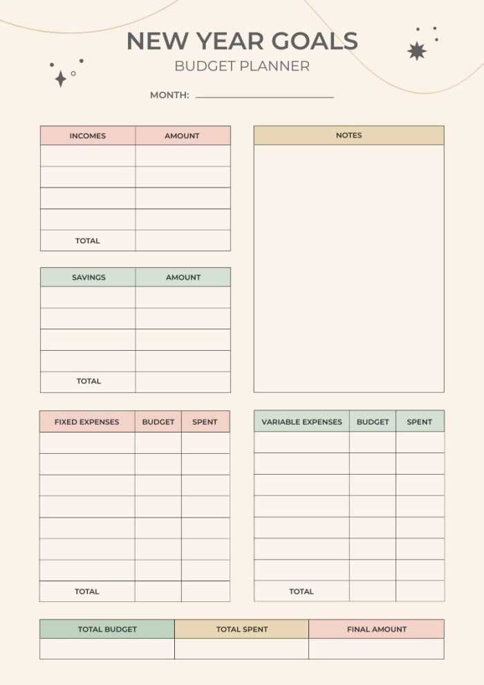 online planning calendar template