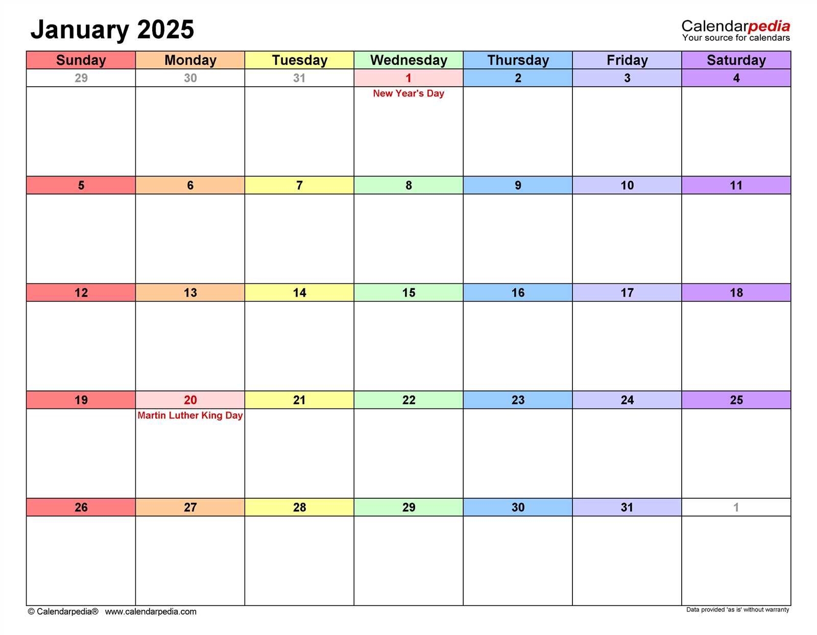 2025 spanish calendar template