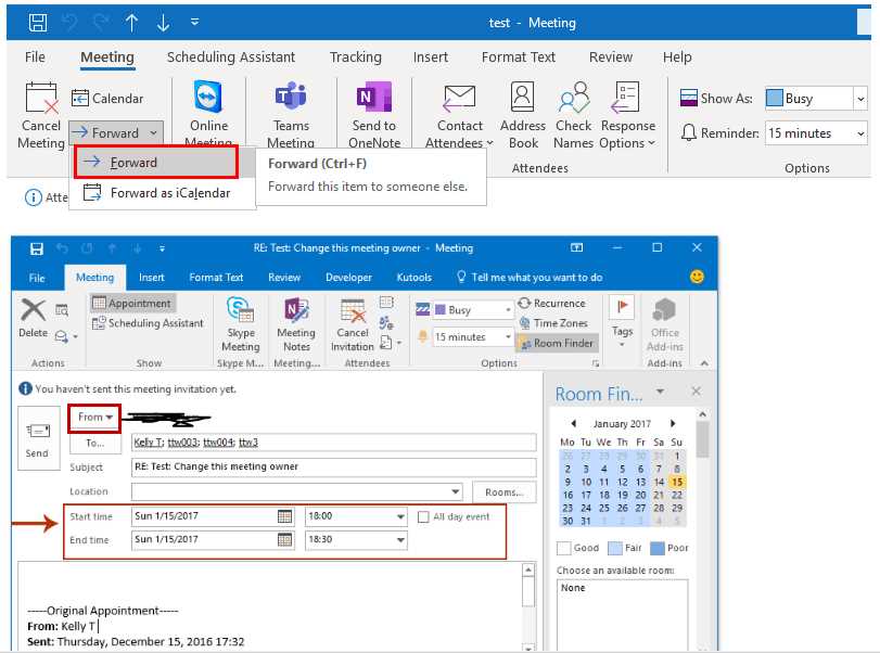 outlook calendar template for appointments