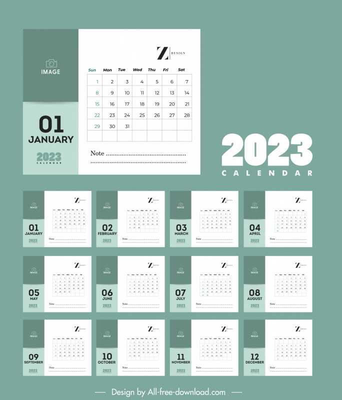 calendar templates free download