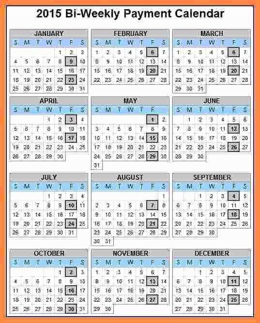 printable 2025 biweekly payroll calendar template