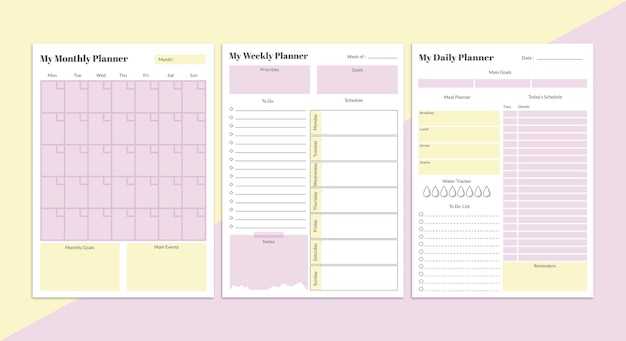 daily weekly monthly calendar template