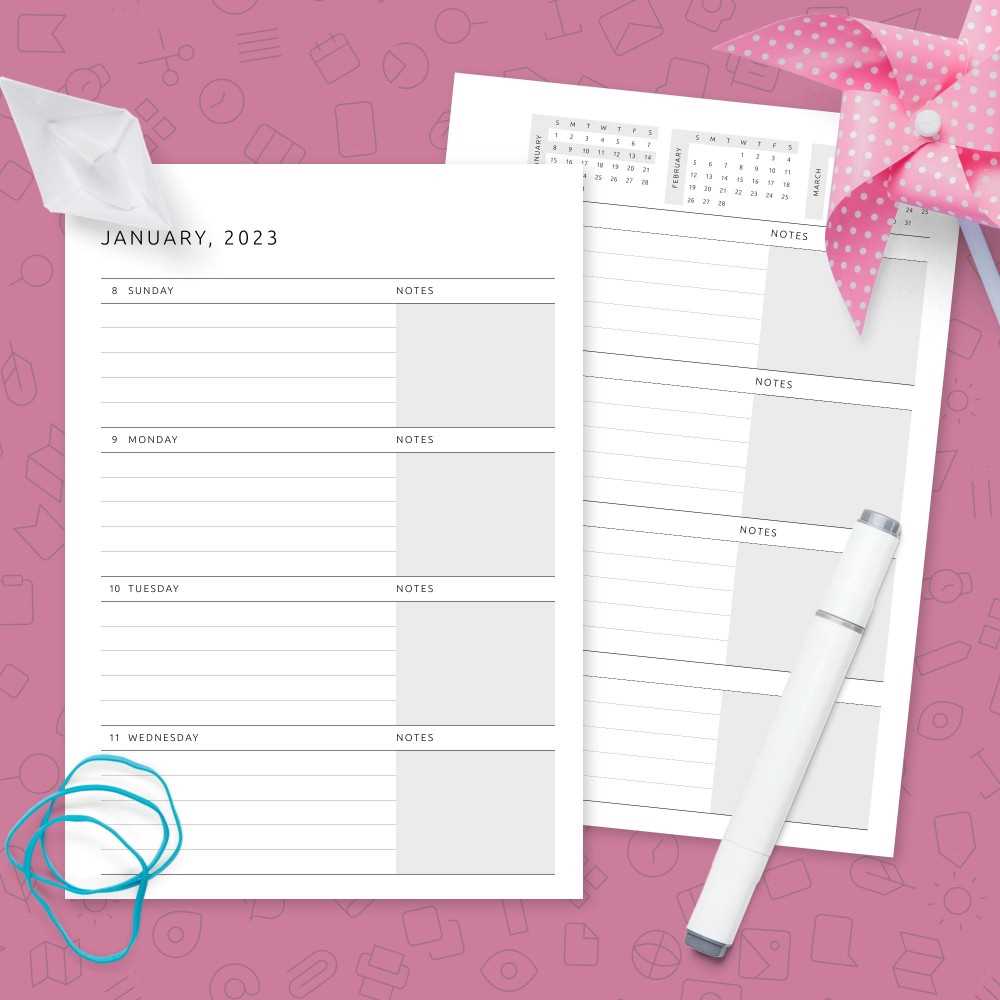 blank lined calendar template