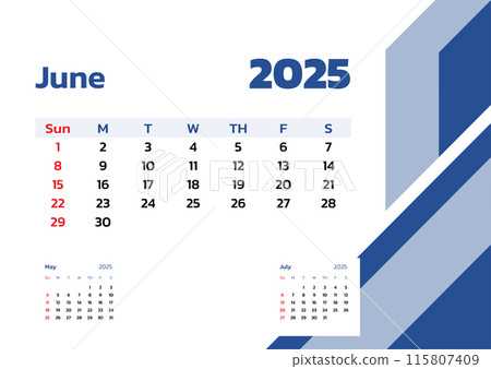 july 2025 to june 2025 calendar template