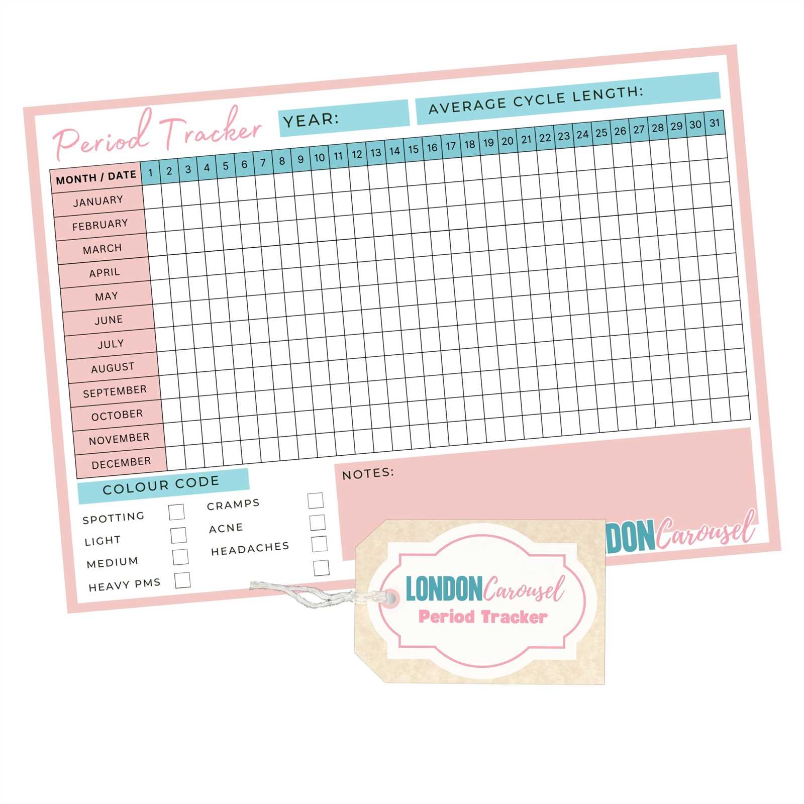 period calendar template