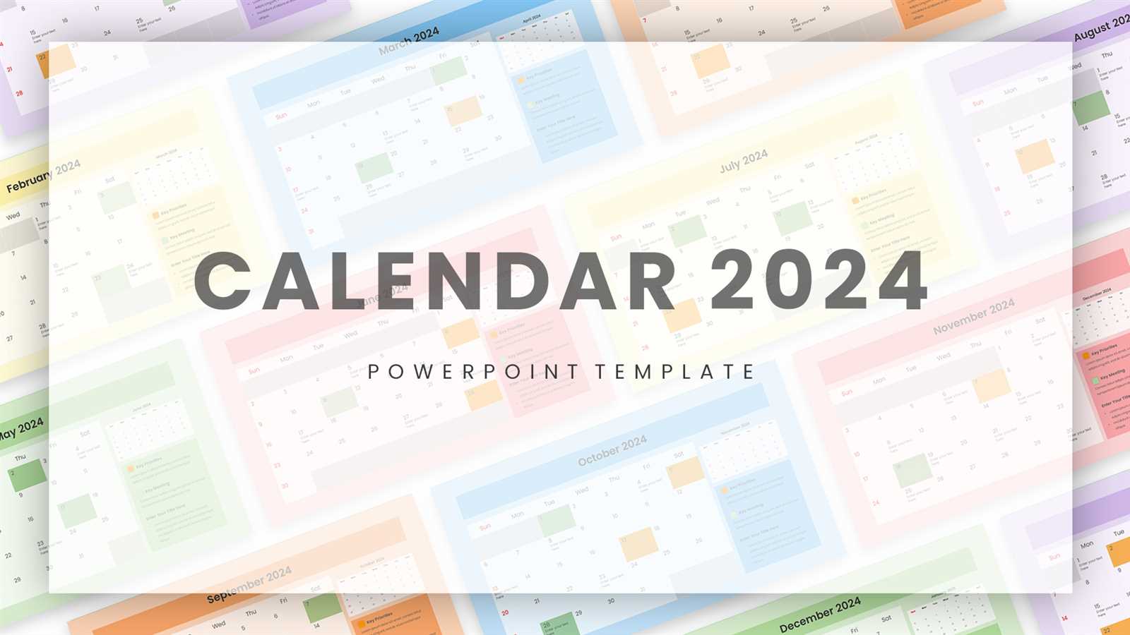 template powerpoint calendar