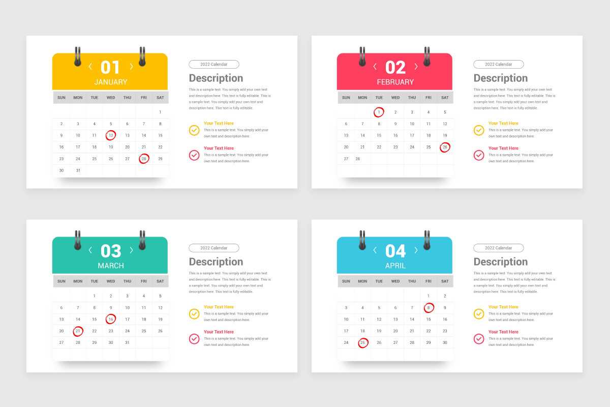 keynote calendar template free