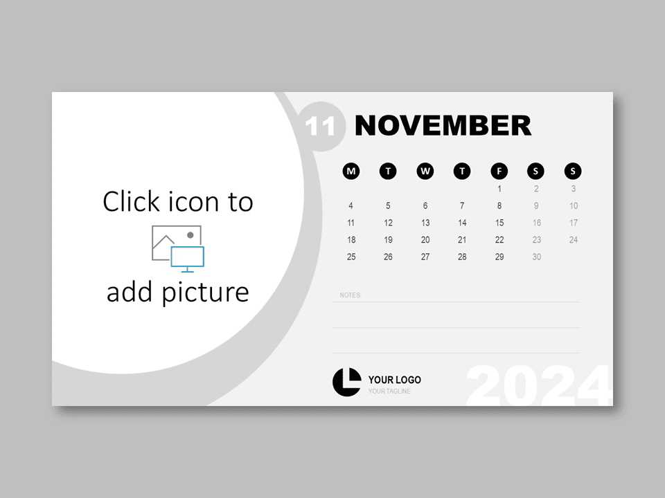 calendar template in powerpoint