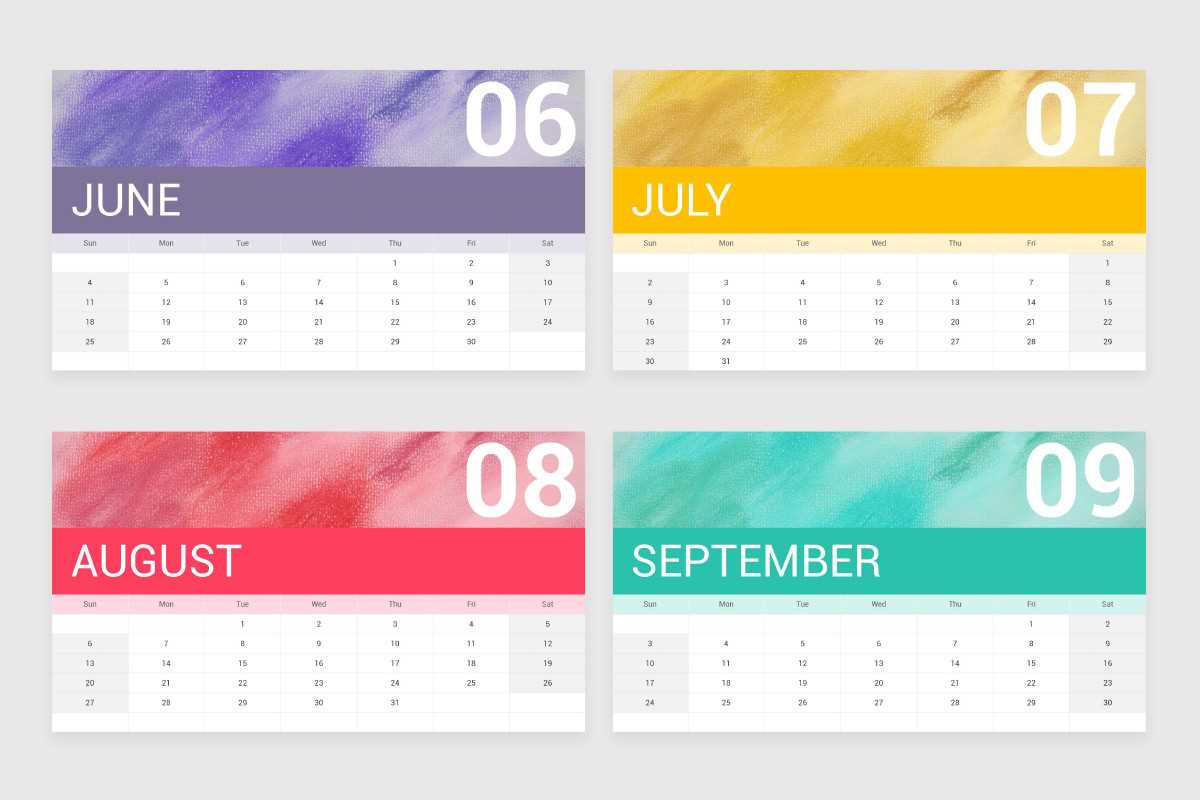 free keynote calendar template