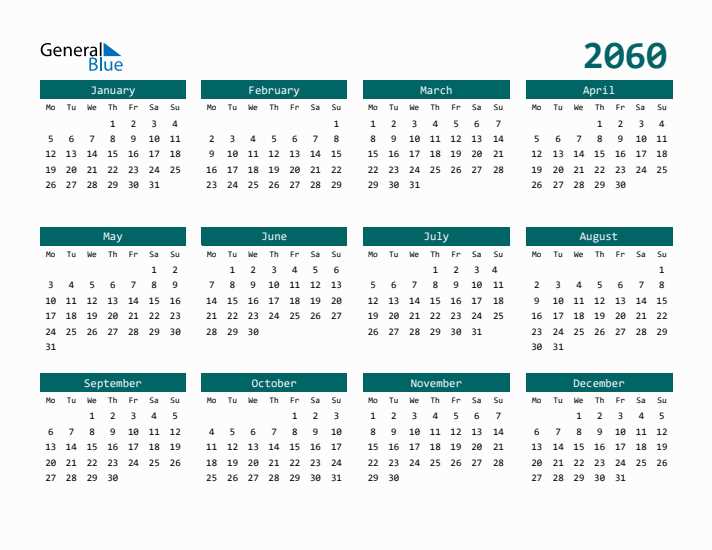 yearly calendar ppt template free