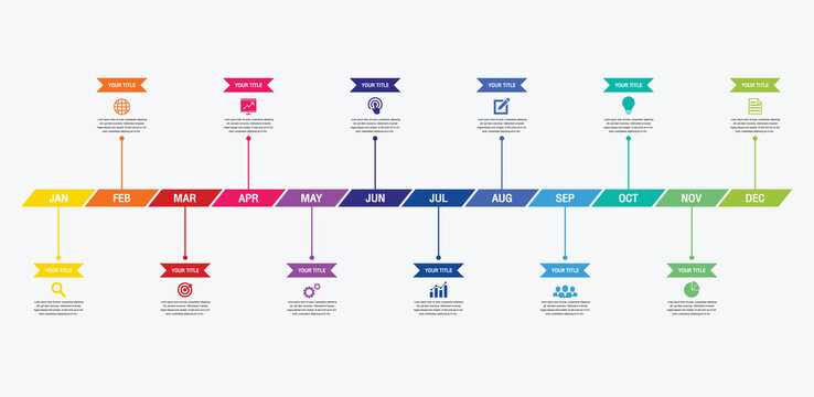 monthly timeline calendar template