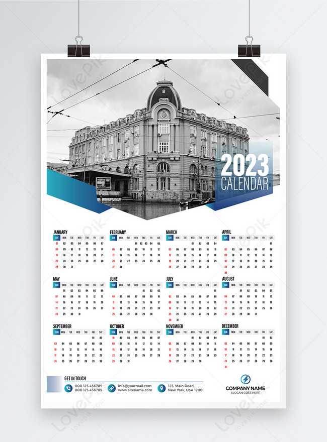 free wall calendar template